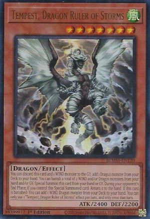 Image of Tempest, Dragon Ruler of Storms [BLMM-EN120] Ultra Rare