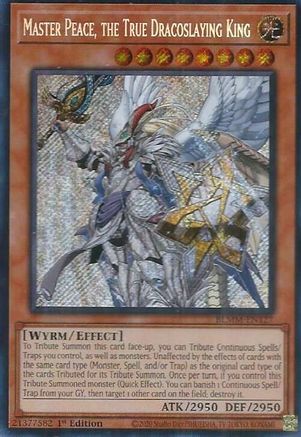 Image of Master Peace, the True Dracoslaying King [BLMM-EN127] Secret Rare