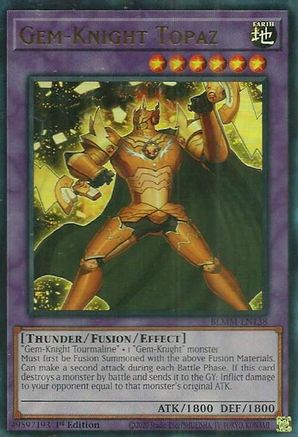 Image of Gem-Knight Topaz [BLMM-EN138] Ultra Rare
