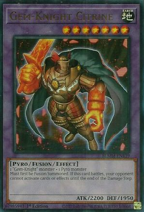 Image of Gem-Knight Citrine [BLMM-EN139] Ultra Rare