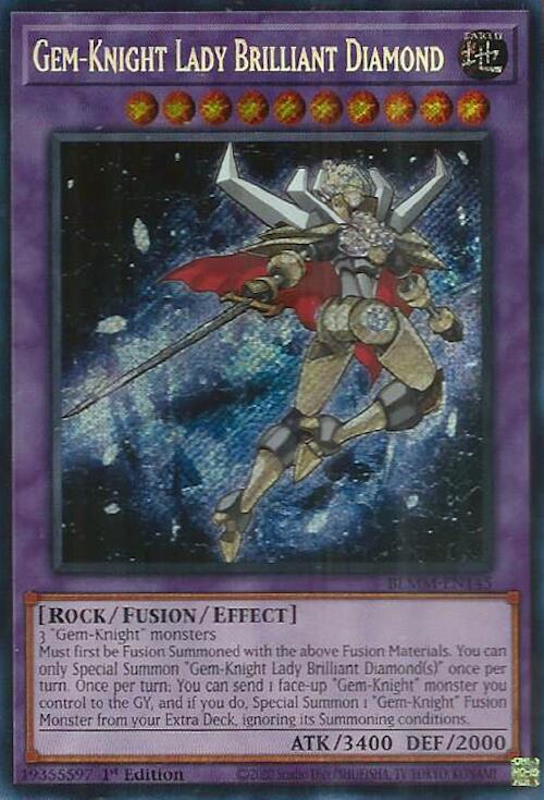 Image of Gem-Knight Lady Brilliant Diamond [BLMM-EN145] Secret Rare