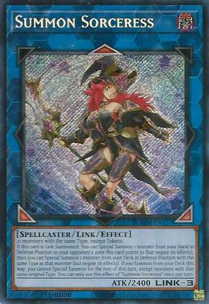 Image of Summon Sorceress [BLMM-EN157] Secret Rare
