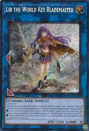 Image of Lib the World Key Blademaster [BLMM-EN159] Secret Rare