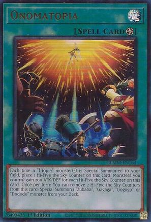 Image of Onomatopia [BLMM-EN163] Ultra Rare