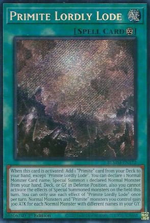 Image of Primite Lordly Lode [BLMM-EN172] Secret Rare