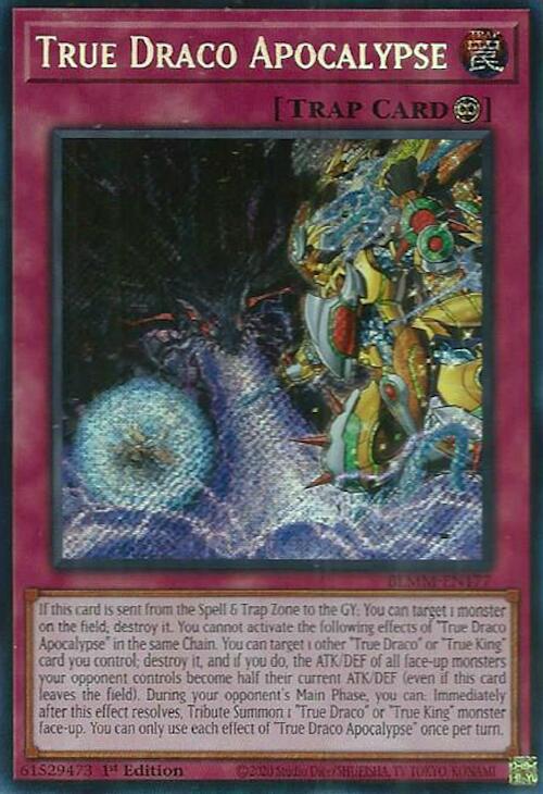 Image of True Draco Apocalypse [BLMM-EN177] Secret Rare