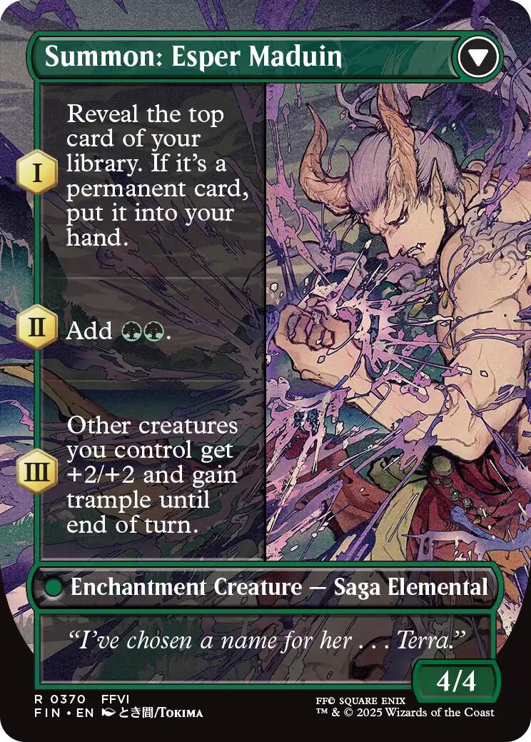 Image of Esper Origins // Summon: Esper Maduin (Borderless) [FINAL FANTASY]