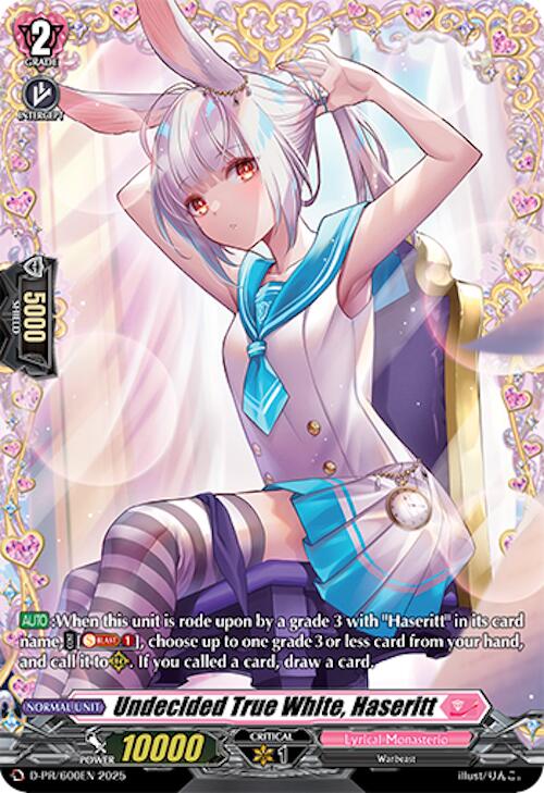 Image of Undecided True White, Haseritt (D-PR/600EN) [D Promo Cards]