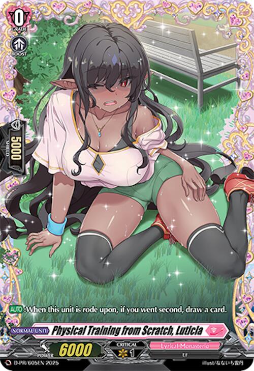 Image of Physical Training from Scratch, Luticia (D-PR/605EN) [D Promo Cards]