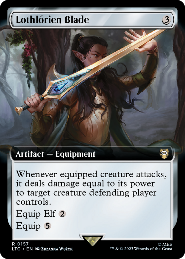Image of Lothlorien Blade (Extended Art) (LTC-157) - Tales of Middle-earth Commander: (Extended Art) Foil