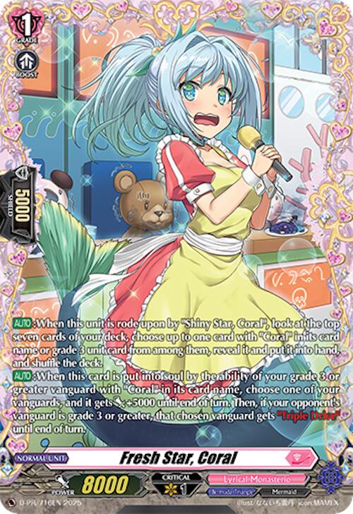 Image of Fresh Star, Coral (D-PR/716EN) [D Promo Cards]