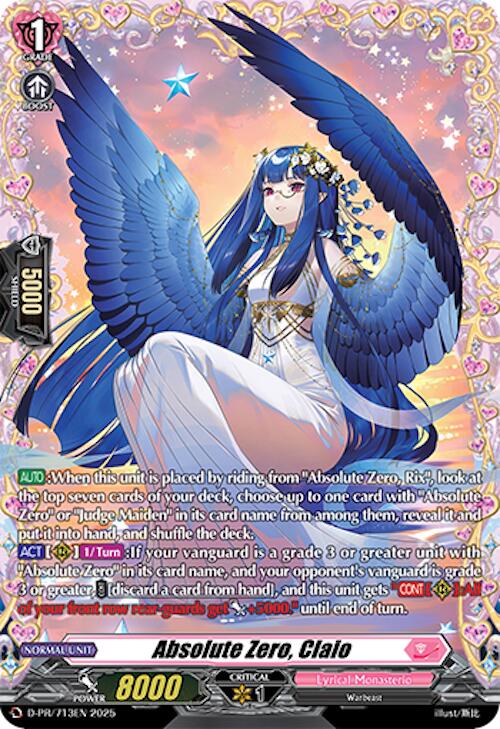 Image of Absolute Zero, Claio (D-PR/713EN) [D Promo Cards]