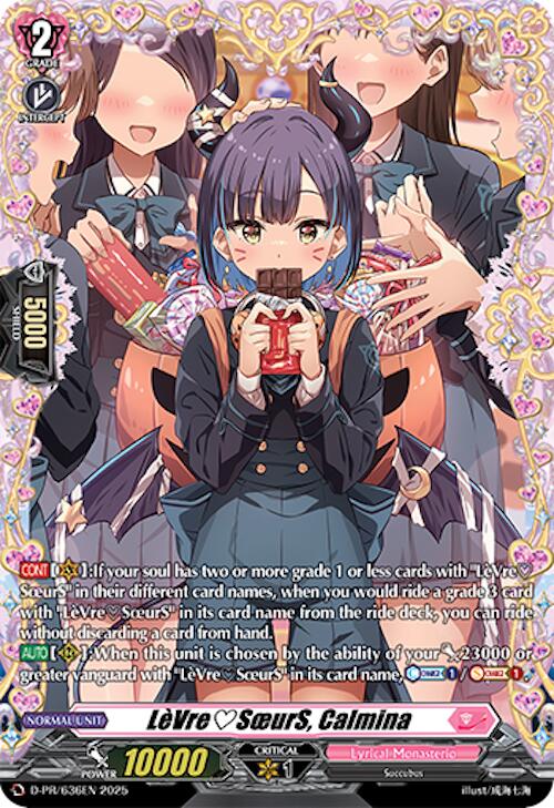 Image of LeVreSoeurS, Calmina (D-PR/636EN) [D Promo Cards]
