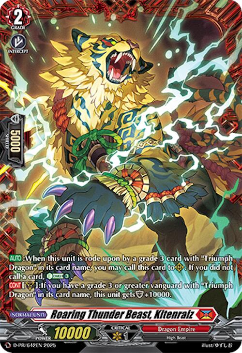 Image of Roaring Thunder Beast, Kitenraiz (D-PR/642EN) [D Promo Cards]