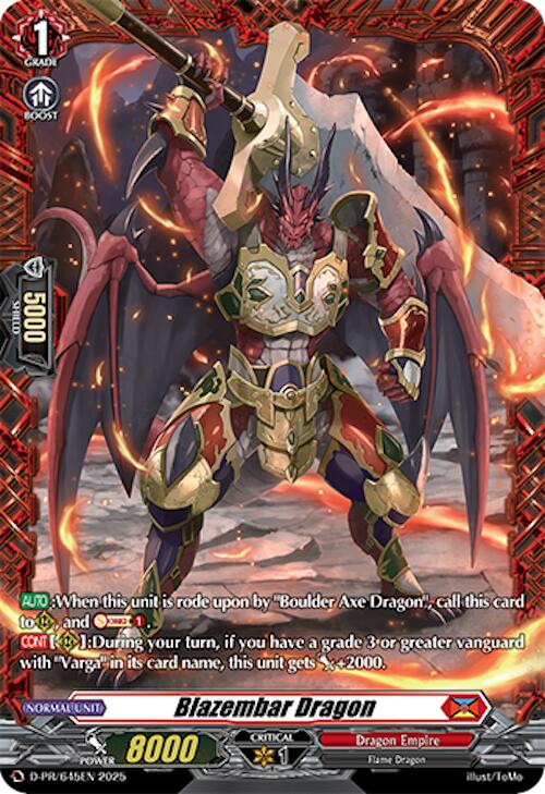 Image of Blazembar Dragon (D-PR/645EN) [D Promo Cards]