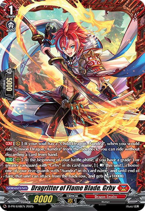 Image of Dragritter of Flame Blade, Grhy (D-PR/648EN) [D Promo Cards]
