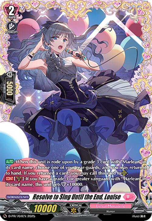 Image of Resolve to Sing Until the End, Louise (D-PR/704EN) [D Promo Cards]