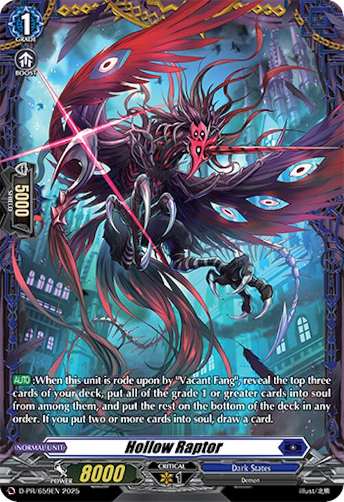 Image of Hollow Raptor (D-PR/659EN) [D Promo Cards]
