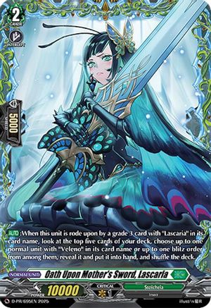 Image of Oath Upon Mother's Sword, Lascaria (D-PR/695EN) [D Promo Cards]