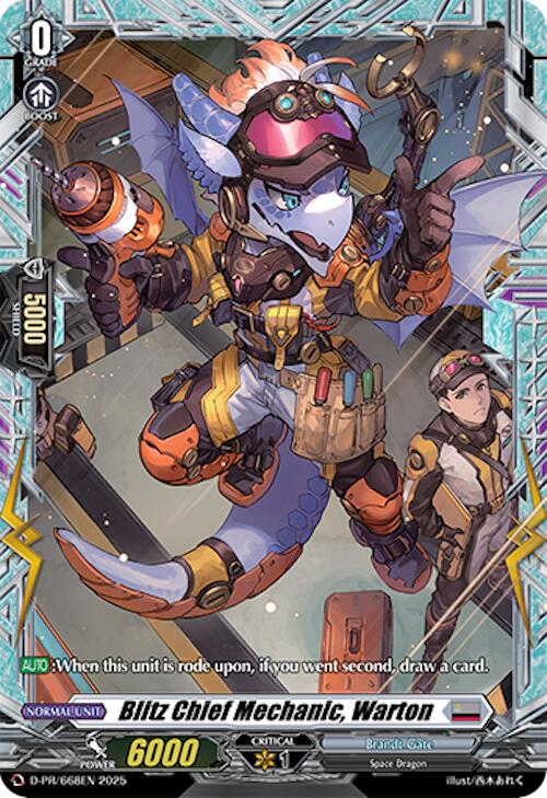 Image of Blitz Chief Mechanic, Warton (D-PR/668EN) [D Promo Cards]