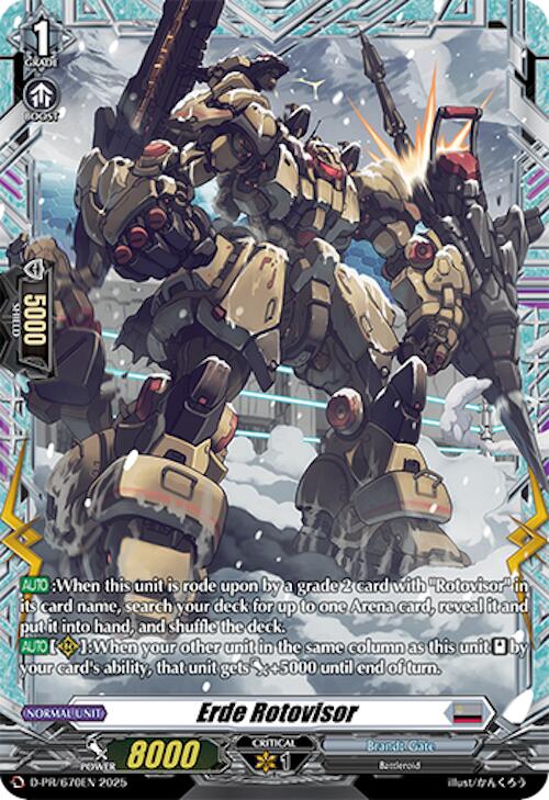 Image of Erde Rotovisor (D-PR/670EN) [D Promo Cards]
