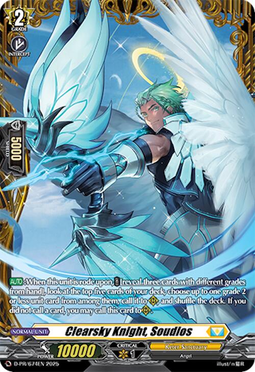 Image of Clearsky Knight, Soudios (D-PR/674EN) [D Promo Cards]
