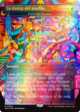 Image of La danza del pueblo - Expressive Iteration (Rainbow Foil) [Secret Lair Drop Series]