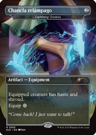 Image of Chancla relampago - Lightning Greaves [Secret Lair Drop Series]