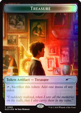 Image of Treasure Token (2065) (Rainbow Foil) [Secret Lair Drop Series]