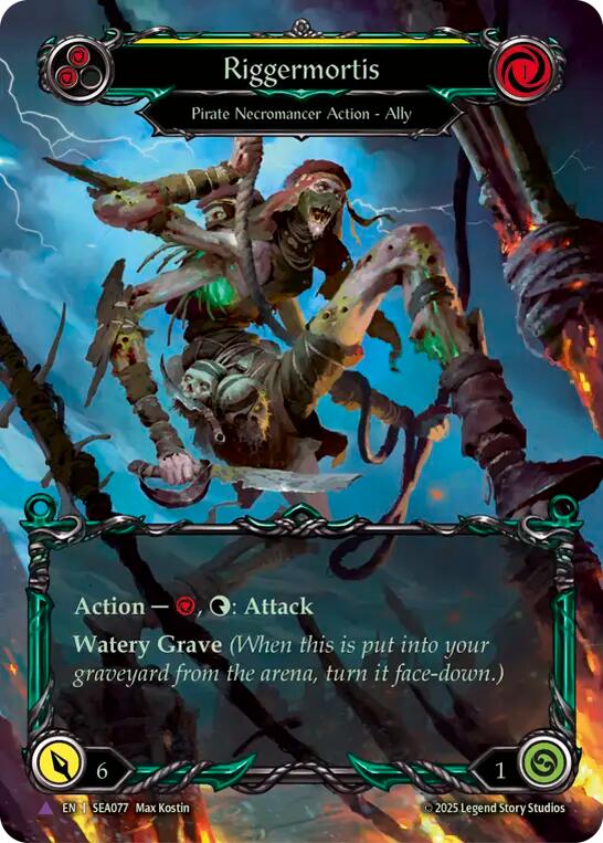 Image of Riggermortis (Marvel Cold Foil) [SEA077] (High Seas)  Cold Foil
