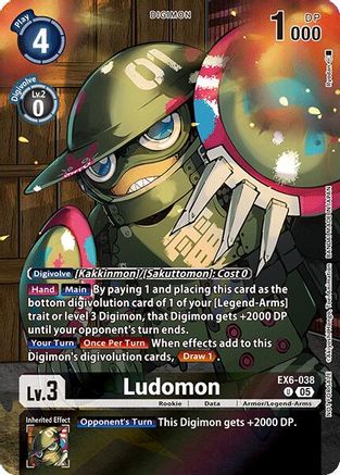 Image of Ludomon [EX6-038] (Box Topper) [Versus Monsters]