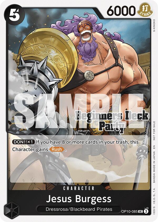 Image of Jesus Burgess (ST-23 - ST-28 Beginners Deck Party) [Participation] [One Piece Promotion Cards]