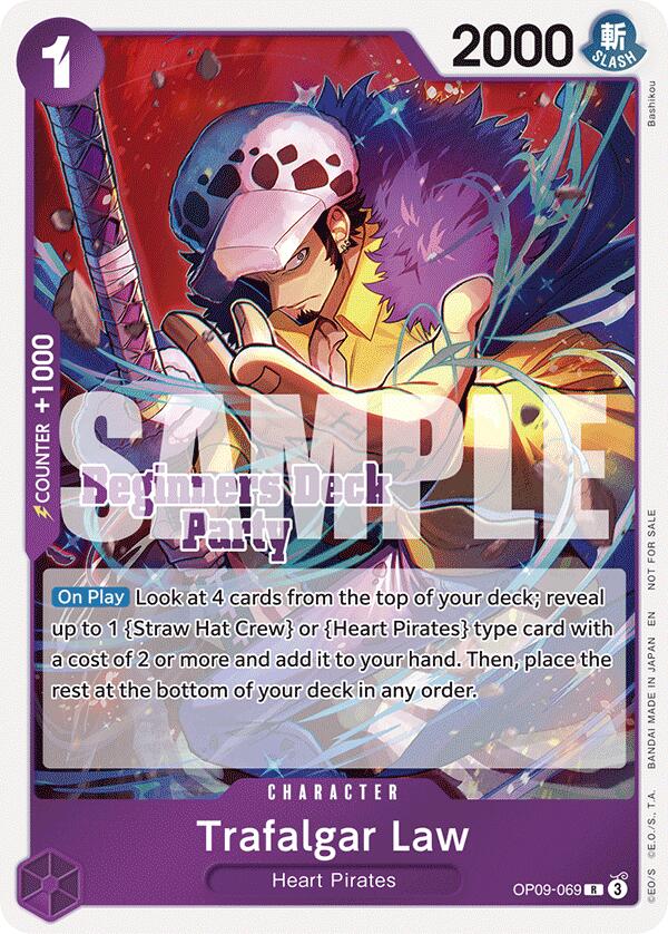 Image of Trafalgar Law (ST-23 - ST-28 Beginners Deck Party) [Participation] [One Piece Promotion Cards]