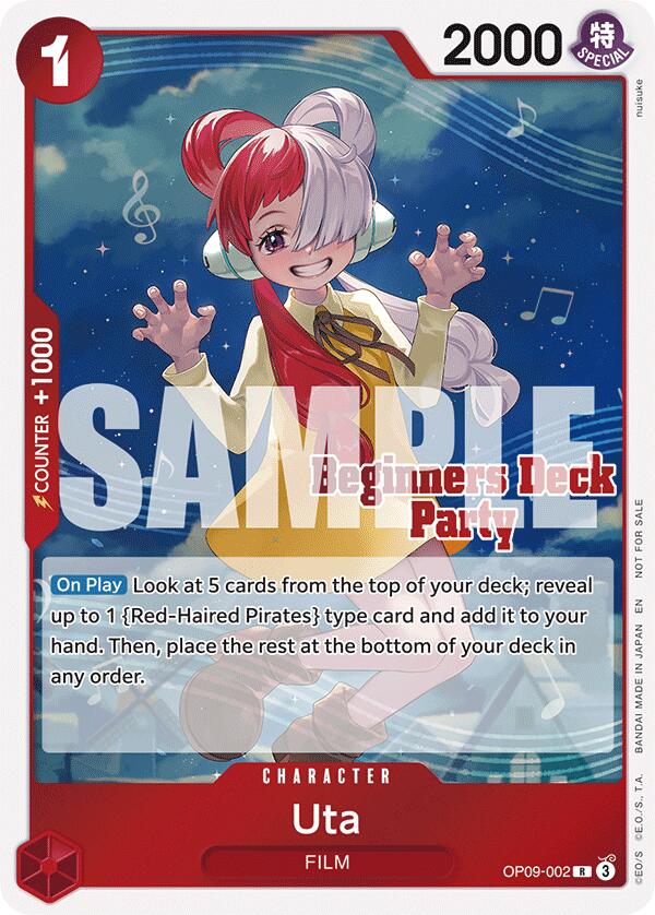 Image of Uta (ST-23 - ST-28 Beginners Deck Party) [Participation] [One Piece Promotion Cards]