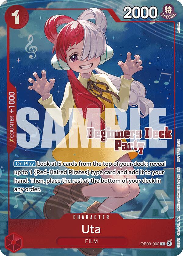 Image of Uta (ST-23 - ST-28 Beginners Deck Party) [Winner] [One Piece Promotion Cards]