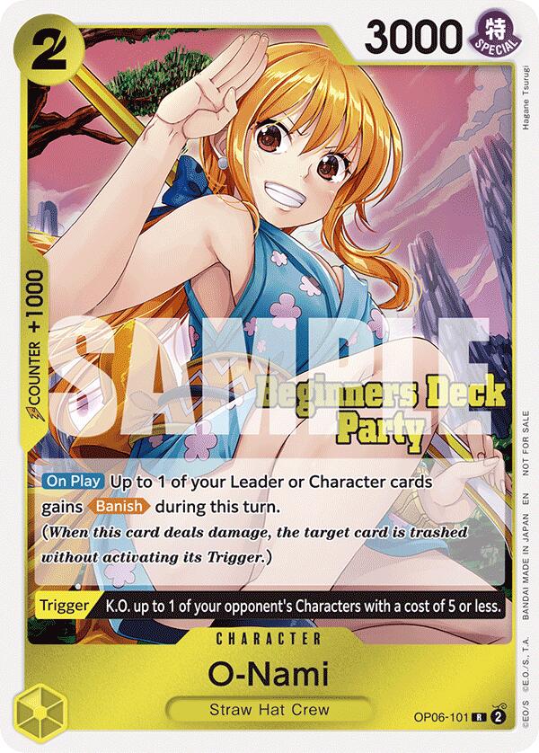 Image of O-Nami (ST-23 - ST-28 Beginners Deck Party) [Participation] [One Piece Promotion Cards]