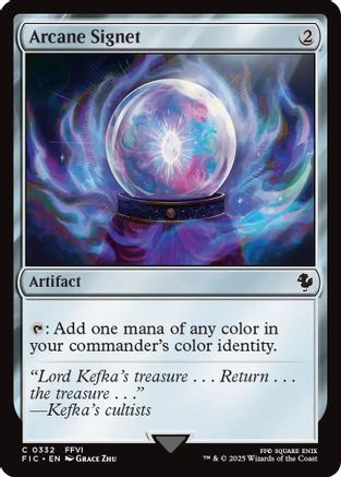 Image of Arcane Signet (0332) (Surge Foil) [FINAL FANTASY Commander]