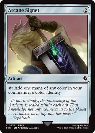 Image of Arcane Signet (0333) (Surge Foil) [FINAL FANTASY Commander]