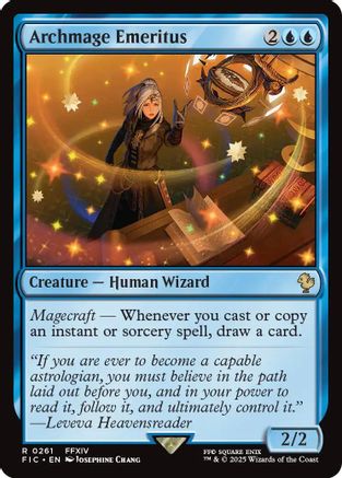 Image of Archmage Emeritus (Surge Foil) [FINAL FANTASY Commander]