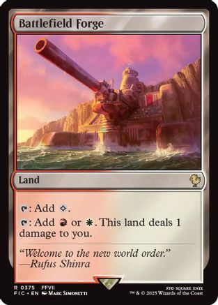 Image of Battlefield Forge (Surge Foil) [FINAL FANTASY Commander]