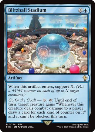 Image of Blitzball Stadium (Surge Foil) [FINAL FANTASY Commander]