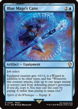 Image of Blue Mage's Cane (Surge Foil) [FINAL FANTASY Commander]