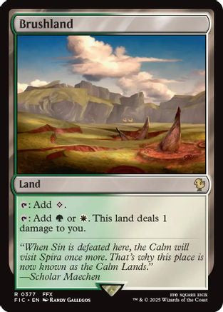 Image of Brushland (Surge Foil) [FINAL FANTASY Commander]