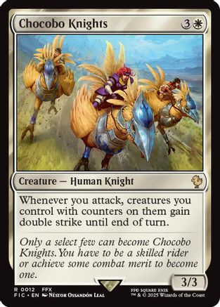 Image of Chocobo Knights (Surge Foil) [FINAL FANTASY Commander]