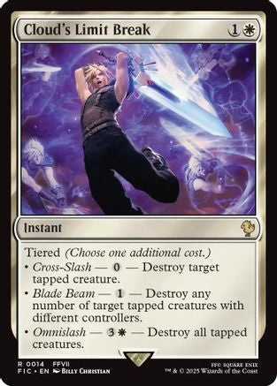 Image of Cloud's Limit Break (Surge Foil) [FINAL FANTASY Commander]