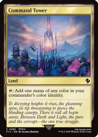 Image of Command Tower (0382) (Surge Foil) [FINAL FANTASY Commander]