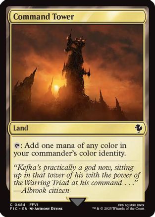 Image of Command Tower (0484) (Surge Foil) [FINAL FANTASY Commander]