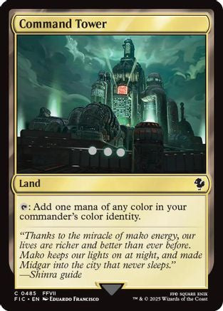 Image of Command Tower (0485) (Surge Foil) [FINAL FANTASY Commander]