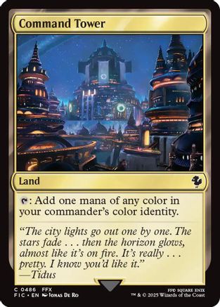 Image of Command Tower (0486) (Surge Foil) [FINAL FANTASY Commander]