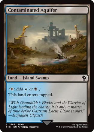 Image of Contaminated Aquifer (Surge Foil) [FINAL FANTASY Commander]